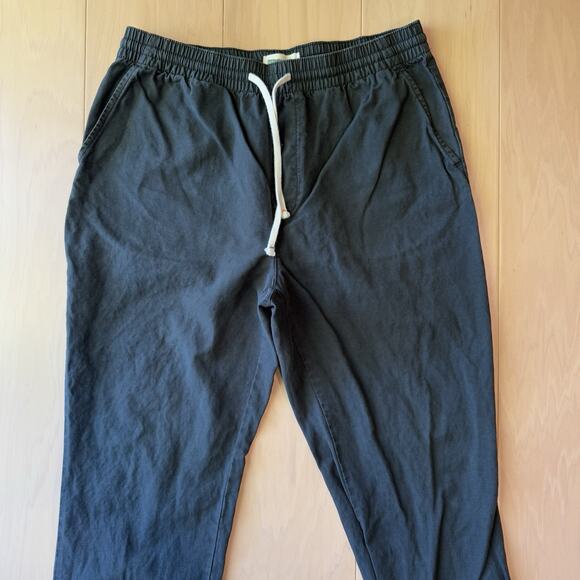 Wellen Pants Large Dark Gray Minimalist Chino Jogger New York Streetawear - Picture 3 of 9